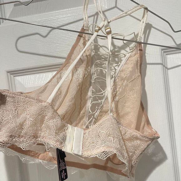 Victoria's Secret Women's Cream Lace Bralette - Picture 6 of 6
